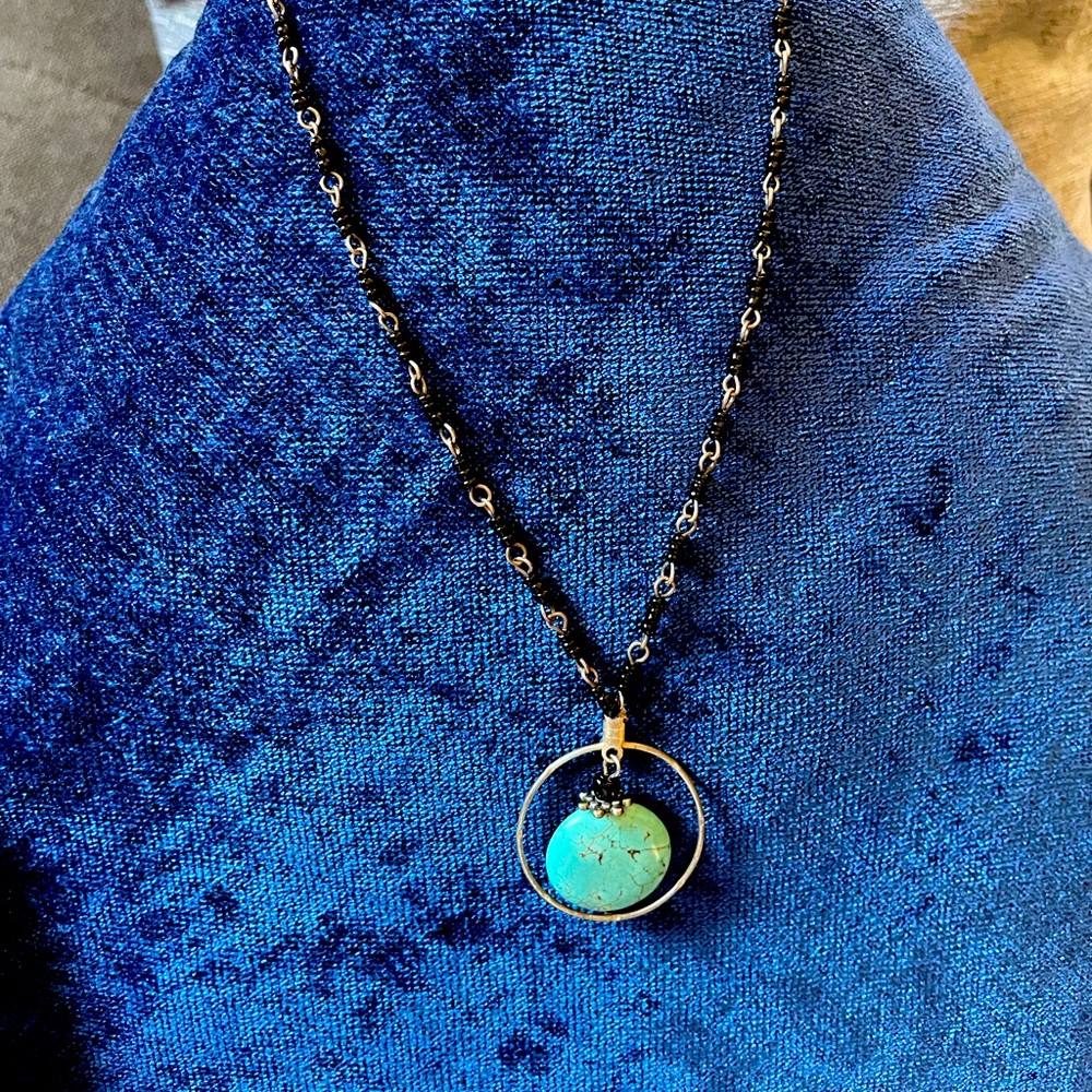 Turquoise pendant necklace